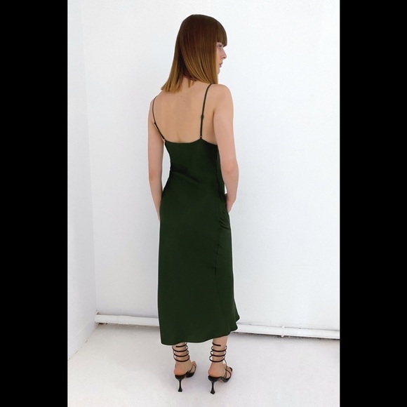 ZARA DRAPED CAMISOLE DRESS - Picture 2 of 7
